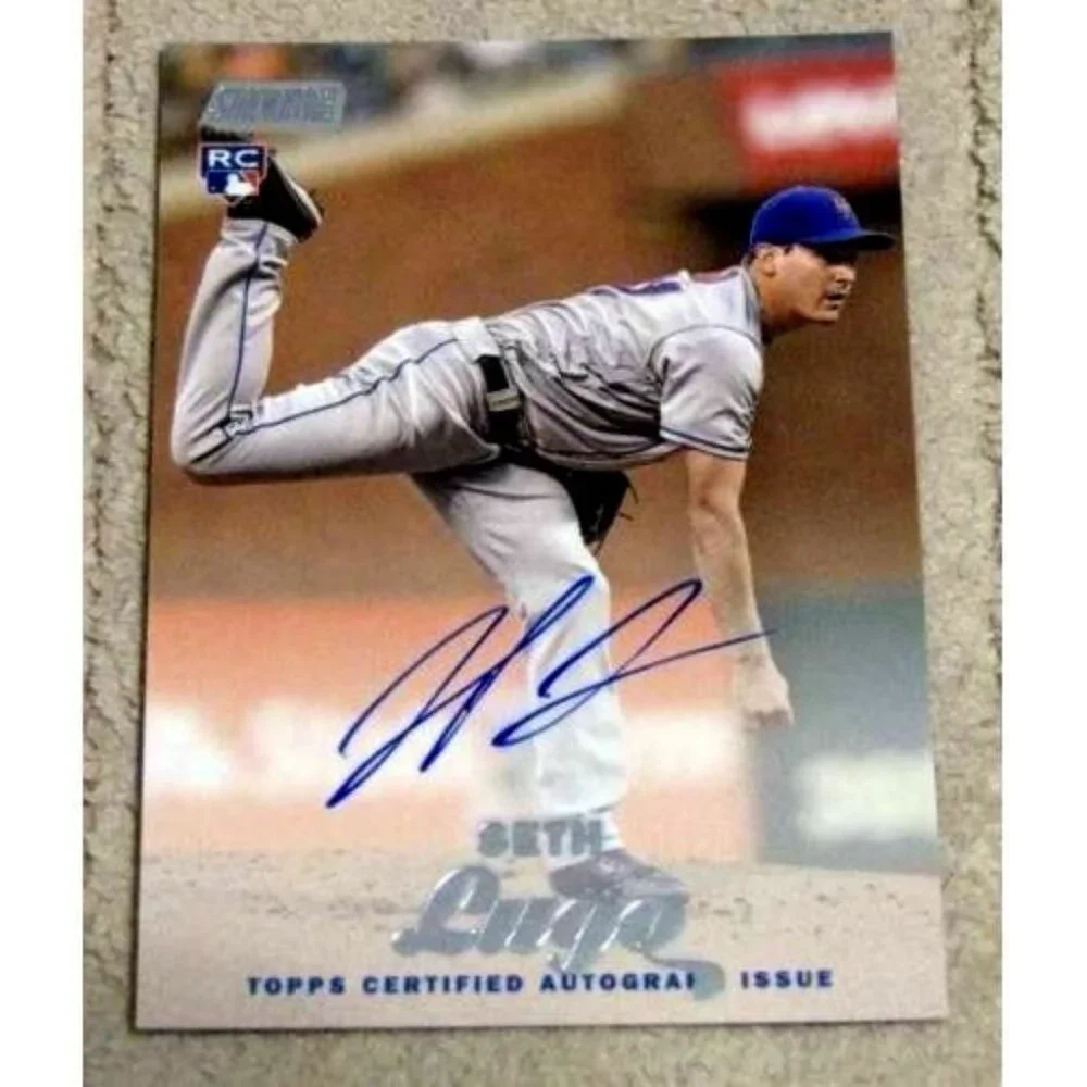 2017 Topps Stadium Club Seth Lugo NY Mets Auto RC #SCA-SL (045)